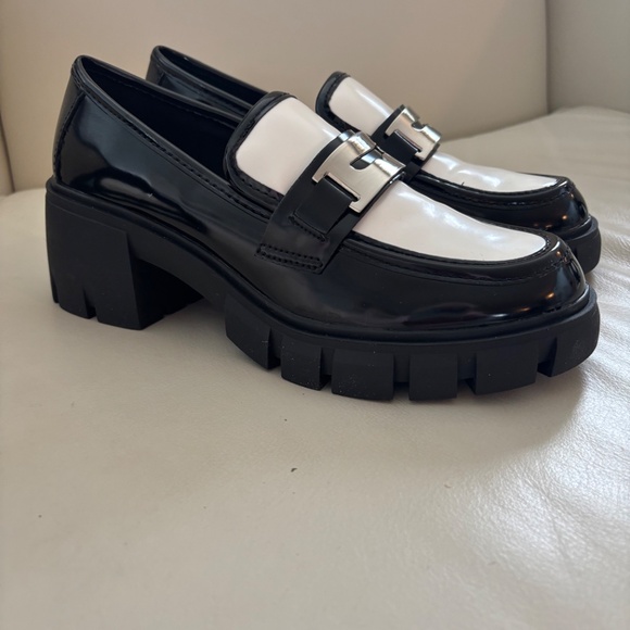 Madden Girl Chunky Patent Loafers - Picture 5 of 6